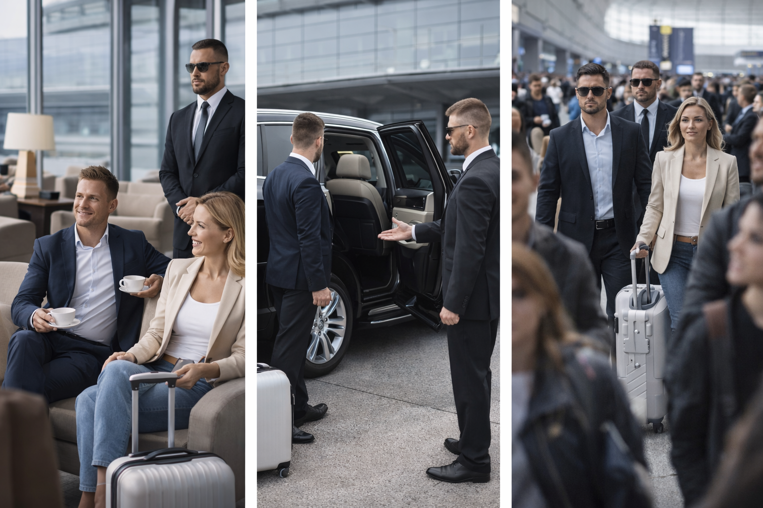 Сопровождение в аэропорту: VIP-залы, трансфер, багаж, толпа